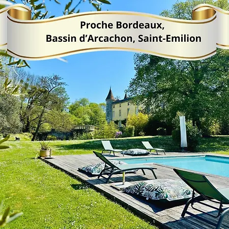 Vivez La Vie De Chateau Aux Portes De Bordeaux منزل ريفي *
